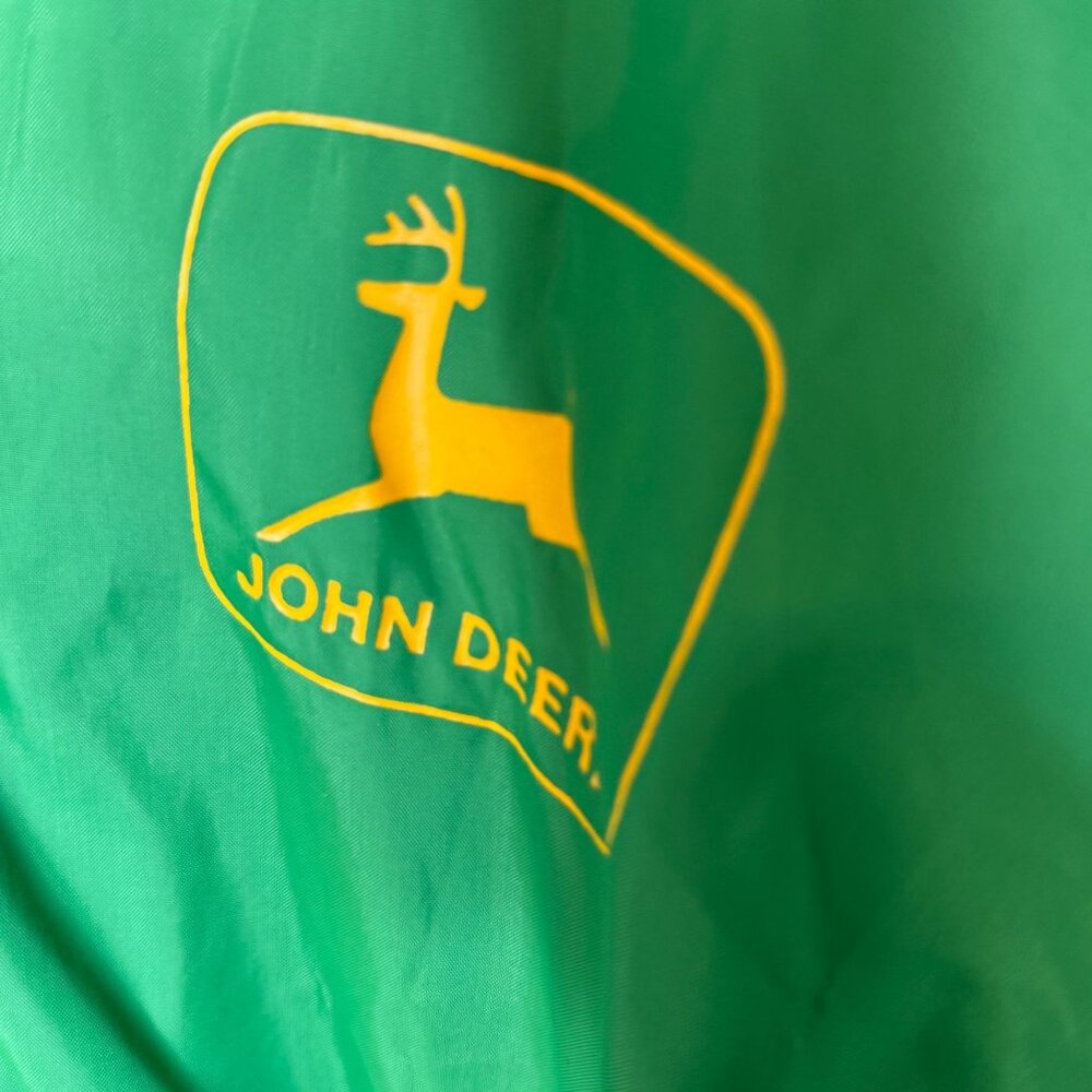 Vintage John Deere Greenline Supply Inc. Green Jacket Hartwell Medium 38-40 - Picture 3 of 5